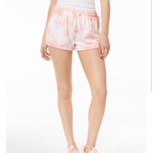 Peach & White Tie Dye Drawstring Shorts by Jessica Simpson Size Large & XL